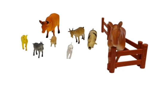 SUPER-22031 BRINQUEDO EM PLÁSTICO KIT ANIMAIS 19X25.5X5CM