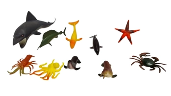 SUPER-22035 BRINQUEDO EM PLÁSTICO KIT ANIMAIS MARINHOS