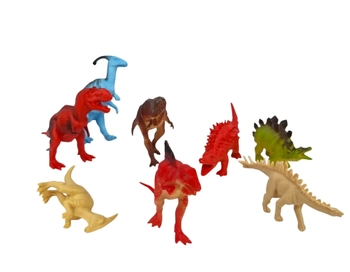 TOYS-24719 BRINQUEDO EM PLÁSTICO KIT DINOSSAUROS 19X26X6CM
