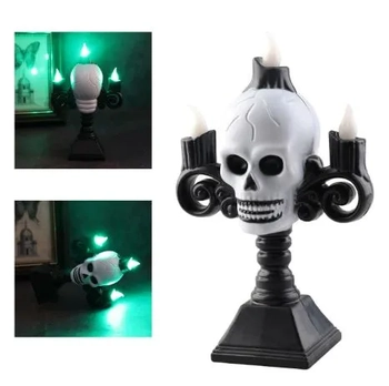 919855 CASTICAL CAVEIRA 16CM C/LUZ