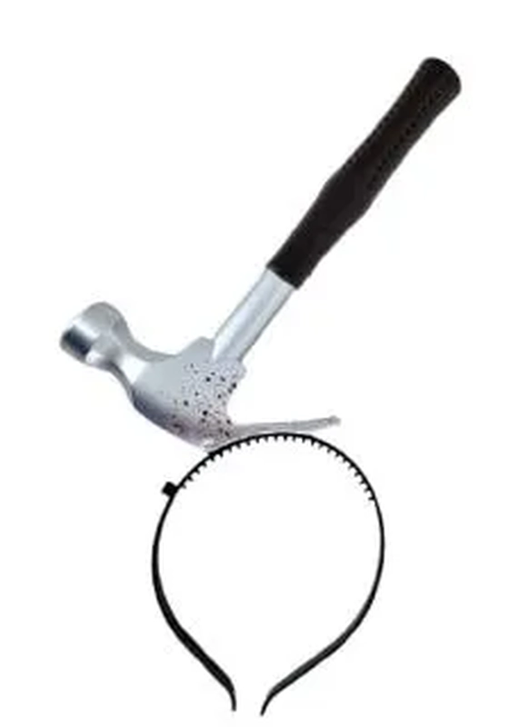 919861 TIARA C/ MARTELO 25X13CM