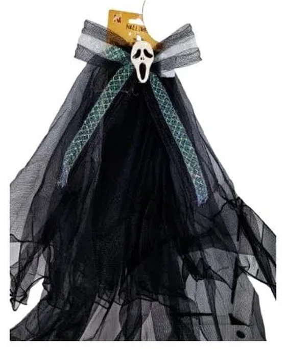 919872 PRESILHA VÉU C/LUZ HALLOWEEN SORTIDOS 70CM