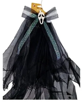 919872 PRESILHA VÉU C/LUZ HALLOWEEN SORTIDOS 70CM