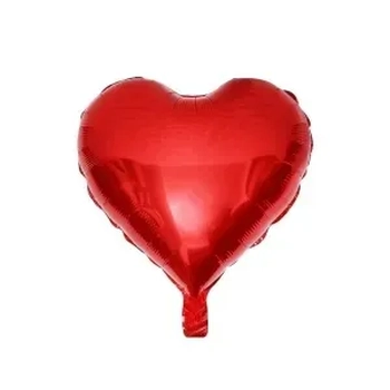 Q23159 BALAO CORACAO VERMELHO 45CM