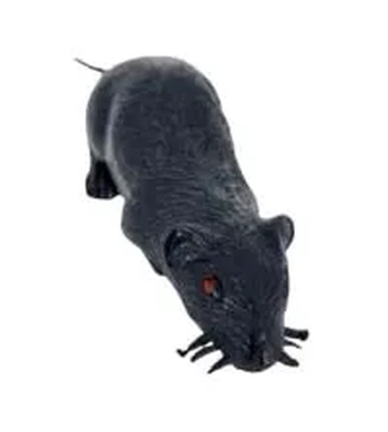 919894 ENFEITE RATO DE BORRACHA 12CM