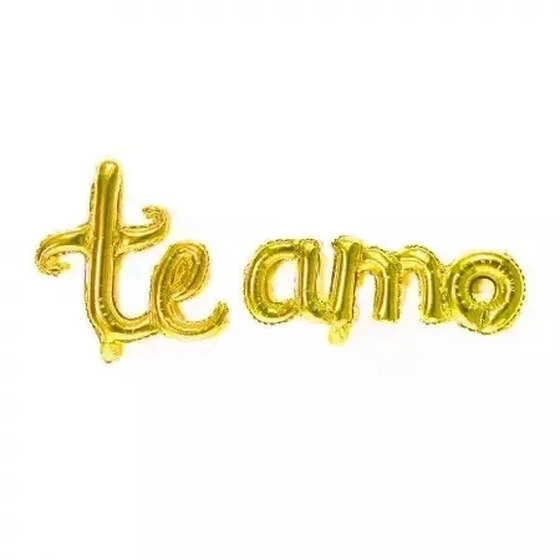 Q20460 BALAO TE AMO CORES SORTIDAS 77X29CM