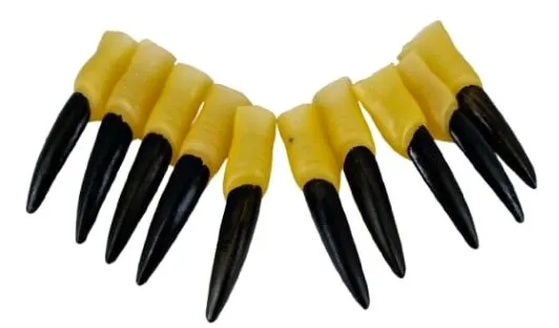 919886 CONJUNTO DE DEDOS FALSOS C/UNHA C/10 PEÇAS