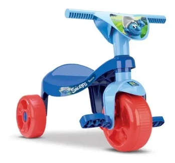 1020 TRICICLO SMURF MENINO