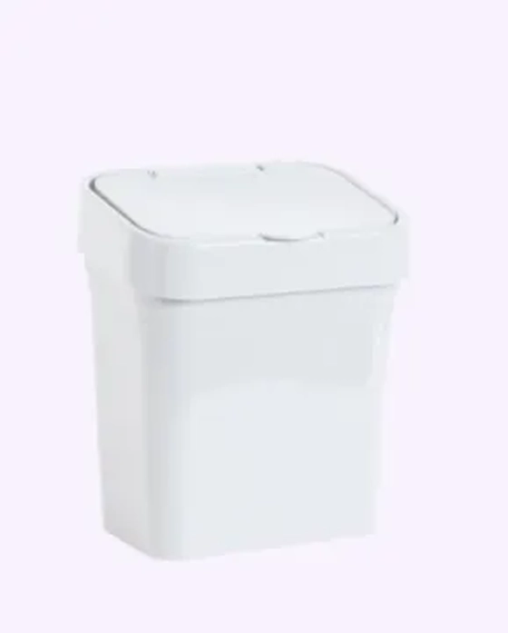 8256BR LIXEIRA DE PIA 2,8 L BASIC - BRANCO