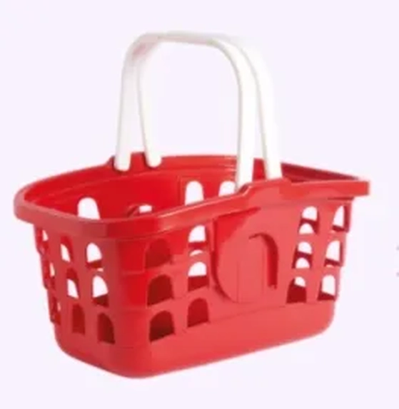 8205VM CESTA ORGANIZADORA COM ALÇA 27,5X15X12,5 - VERMELHO