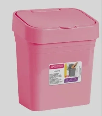 8258RE LIXEIRA DE PIA 4,5 L BASIC - ROSE