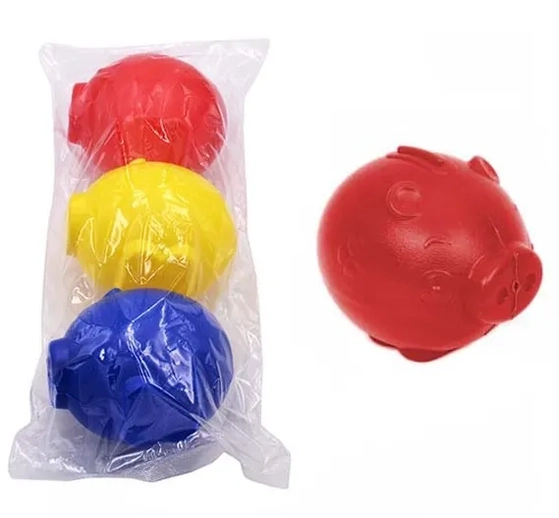 47 COFRE PORQUINHO COM 3 PÇS