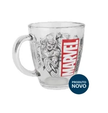 30026 CANECA DE VIDRO MARVEL 370ML