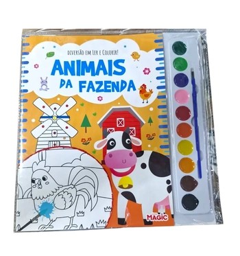 81401 DIVERSAO EM LER E COLORIR - ANIMAIS DA FAZENDA