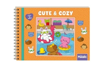 584747  CUTE AND COZY ORANGE - LIVRO COLORIR