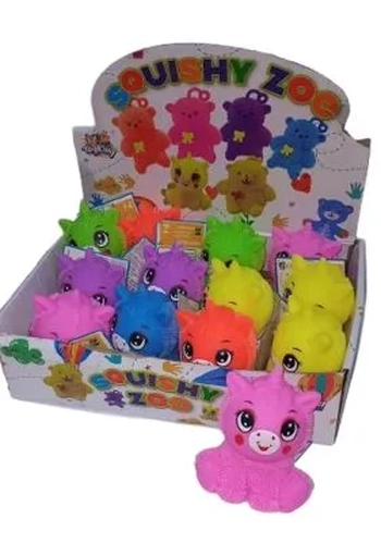 TK-AB8916 BRINQUEDO SQUISHY UNICORNIO DE APERTAR C/LUZ