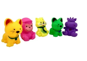 TK-AB8837 ANIMAIS DE PLASTICO P/BANHO 9X4X7CM C/SOM