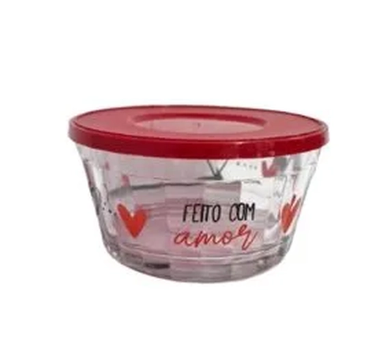 4010021 TIGELA AMERICANO COM TAMPA 600 ML - LOVE