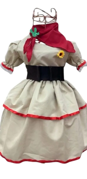 566 VESTIDO INTANTIL CANGACEIRA  TAM M