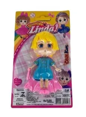 GK2502 BONECA ENCANTADA - CORES DIVERSAS