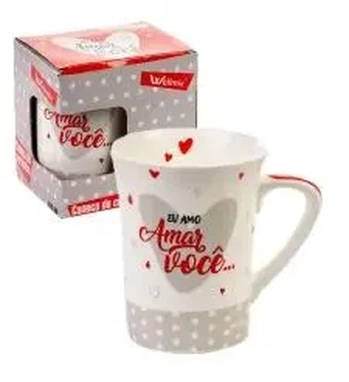 6867 CANECA CERAMICA MUDDY AMOR 300ML