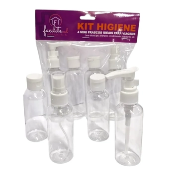 PSH-07 FRASCO P/VIAGEM C/4PECAS 110ML