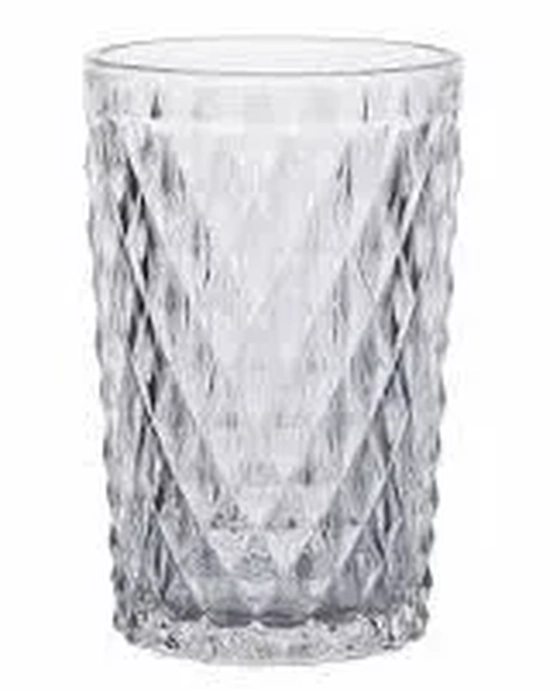 WX19976 CJ 2 COPOS VIDRO BICO DE ABACAXI TRANSPARENTE