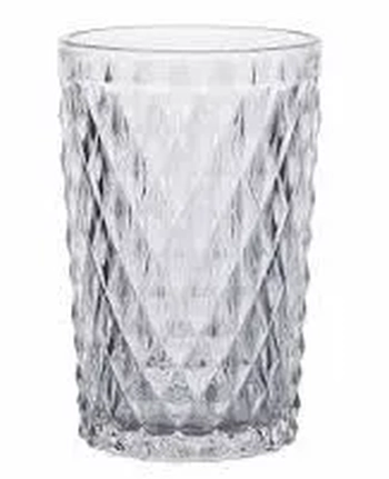 WX19976 CJ 2 COPOS VIDRO BICO DE ABACAXI TRANSPARENTE