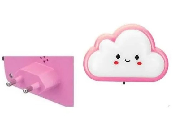 GU5448 LUMINARIA P/TOMADA BIVOLT NUVEM 10CM