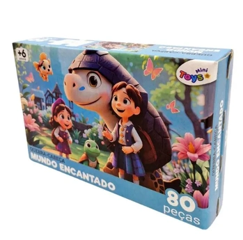6385 QUEBRA CABECA MUNDO ENCANTADO C/80 PEÇAS