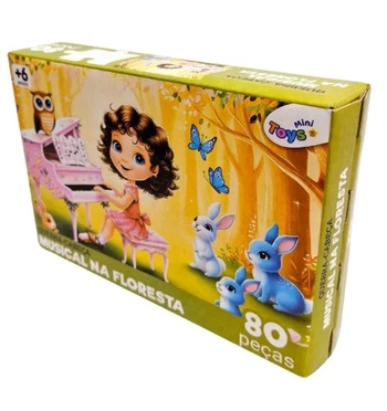 6383 QUEBRA CABECA MUSICAL NA FLORESTA  C/80 PEÇAS