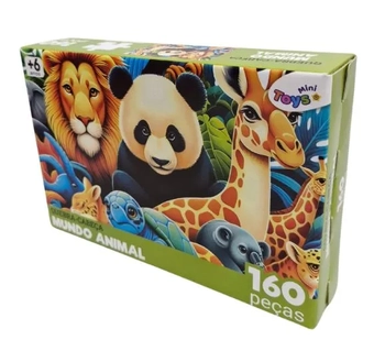 6371 QUEBRA CABECA MUNDO ANIMAL C/160 PEÇAS