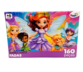 6372 QUEBRA CABECA FADAS C/160 PEÇAS