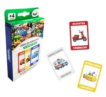 6331 CARTAS- JOGO DA MEMORIA VEICULOS