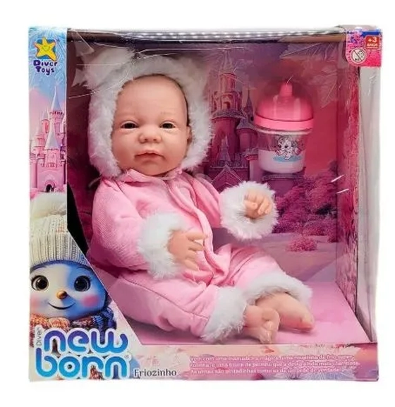 8333 BONECA DIVER NEW BORN - FRIOZINHO (MACACAO)