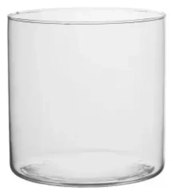 DVA628 VASO DECORATIVO DE VIDRO 20CM