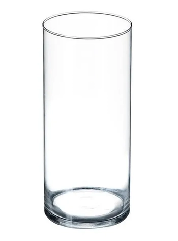 DVA662 VASO DECORATIVO DE VIDRO 40X15CM