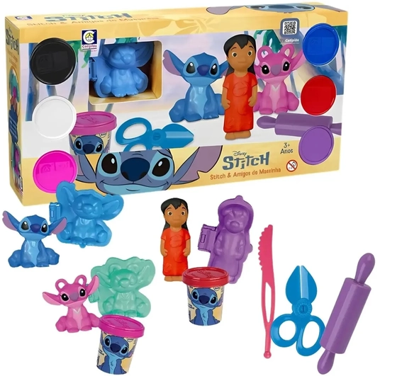 2900 BRINQUEDO STITCH & AMIGOS DE MASSINHA