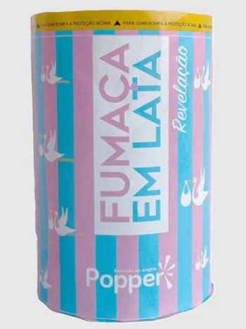 SML-FE FUMAÇA EM LATA REVELAÇÃO COR PINK