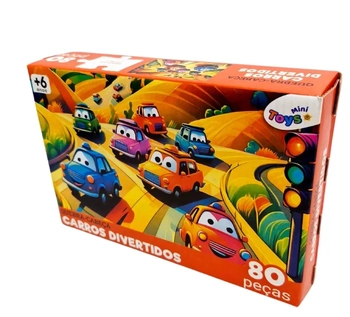 6382 QUEBRA CABECA C/80 PECAS - CARROS DIVERTIDOS