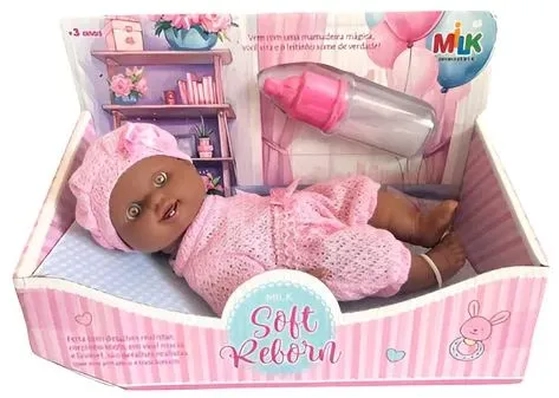 796 MILK SOFT REBORN NEGRA
