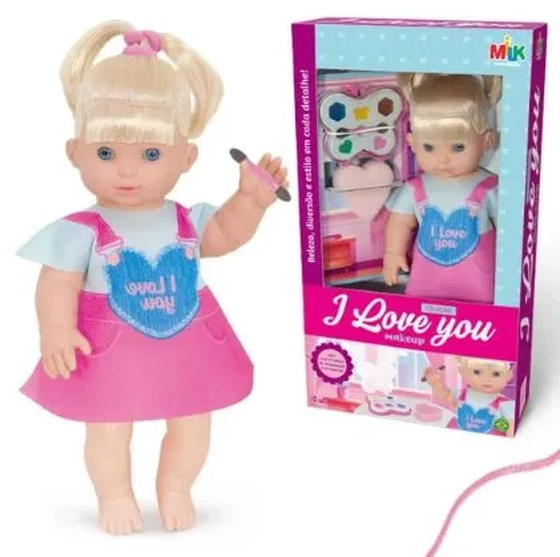 834 COLECAO I LOVE YOU MAKEUP