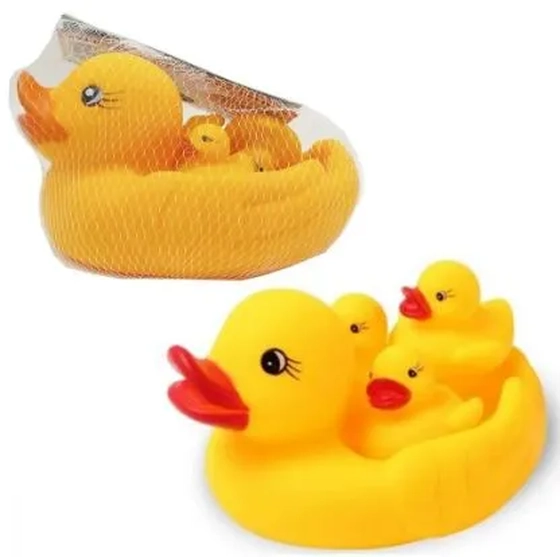 TK-AB4929 PATO DE BORRACHA PARA BANHO C/4