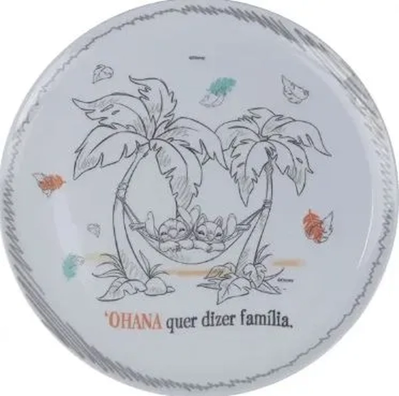 30190 PRATO REFEICAO MEL 25CM STITCH