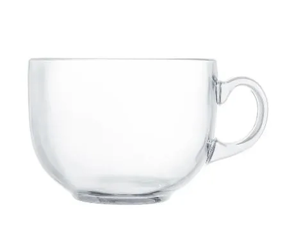 24451 CANECA JUMBO DE VIDRO 450ML