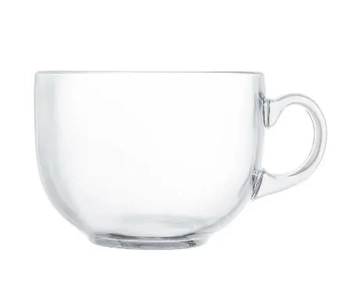 24451 CANECA JUMBO DE VIDRO 450ML