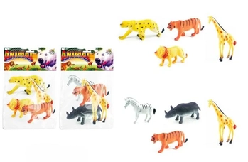 TK-AB8251 BRINQUEDO ANIMAL DE PLASTICO C/4 PEÇAS