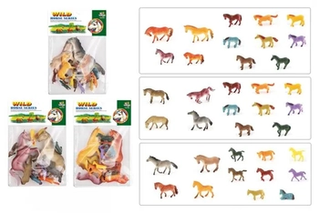 TK-AB8253 BRINQUEDO ANIMAL DE PLASTICO C/12 PEÇAS