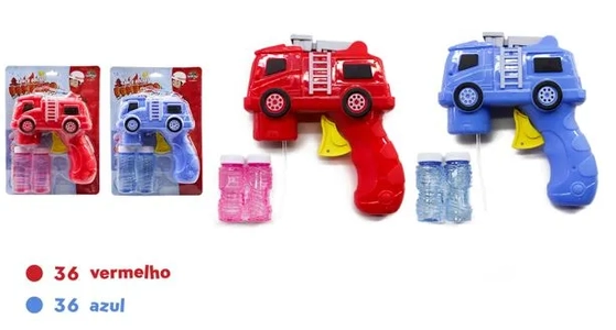 TK-AB8531 BRINQUEDO ARMA DE PLASTICO C/LANCA BOLHA