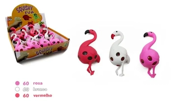 TK-AB8936 BRINQUEDO SQUISHY FLAMINGO DE APERTAR